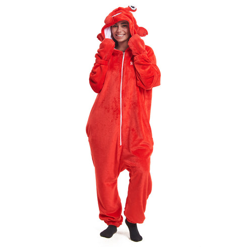 Snuggs Blanket Animal Onesie Lobster Onesie